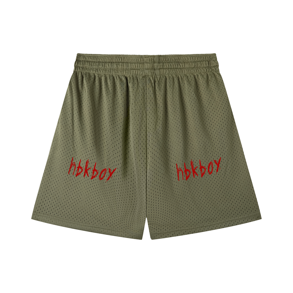 Hbkboy - Mesh Drawstring Shorts